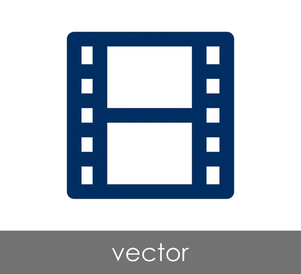 Ontwerp van het pictogram van de film — Stockvector