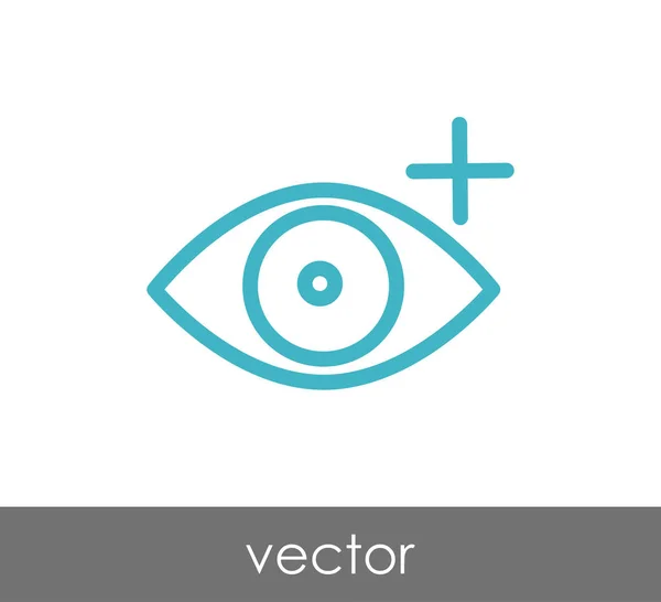 Human eye icon — Stock Vector