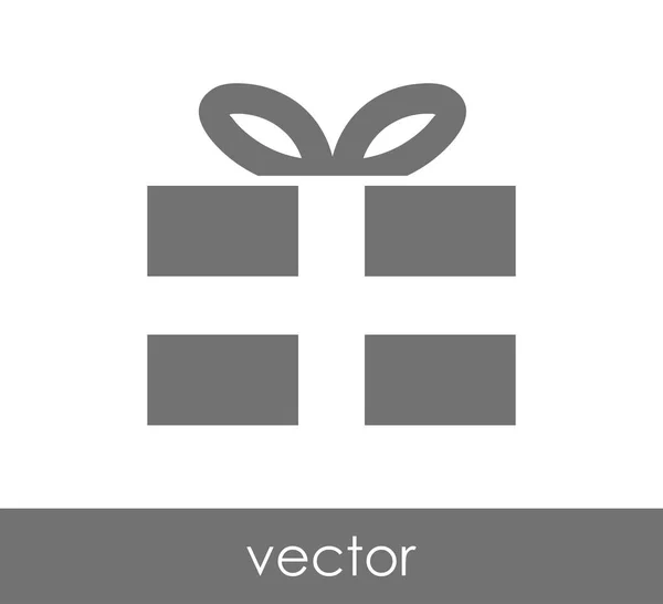 Geschenkbox-Symbol — Stockvektor