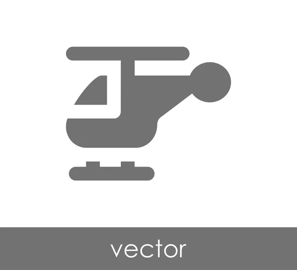 Helikopter pictogram illustratie — Stockvector