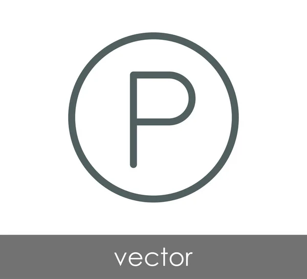 Pasar icono de grado — Vector de stock