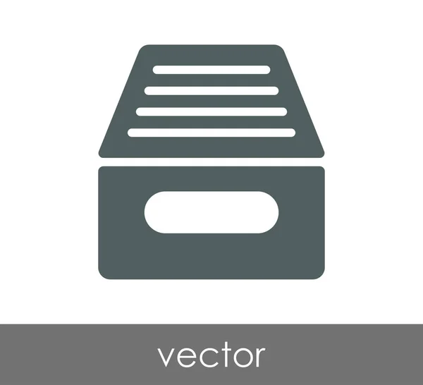 Icono de archivo ilustración — Vector de stock