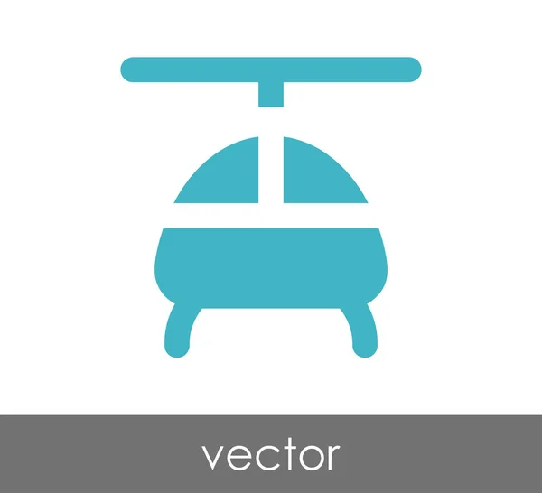 Helikopter-Ikone — Stockvektor