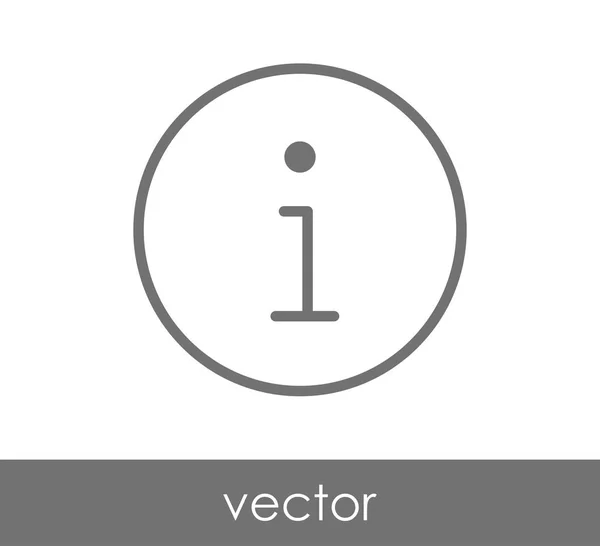 Informatiepictogram teken — Stockvector