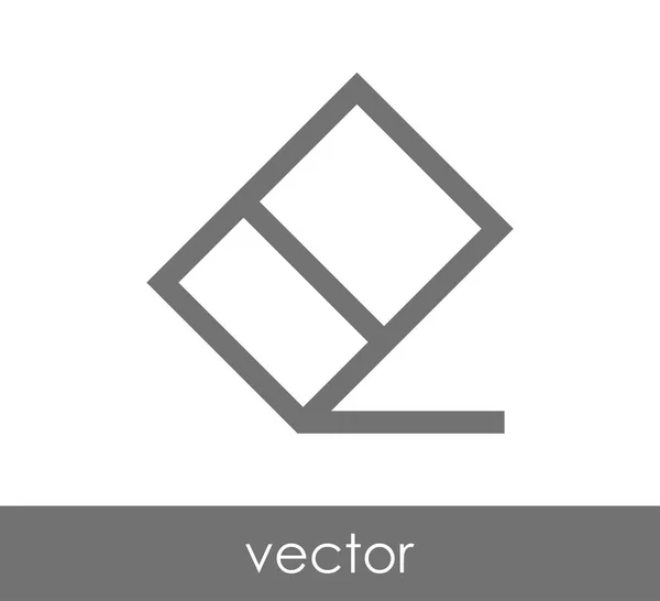 Borrador icono web — Vector de stock