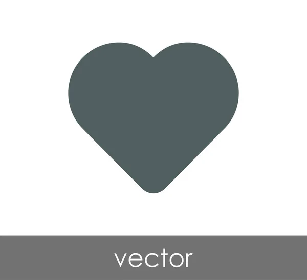 Simple heart icon — Stock Vector