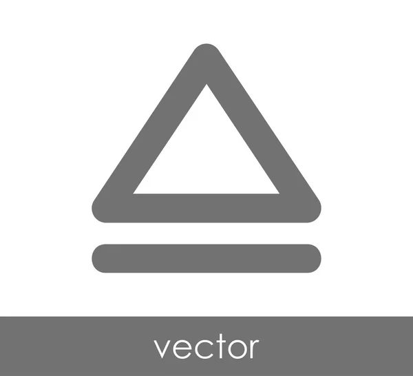 Expulsar icono plano — Vector de stock