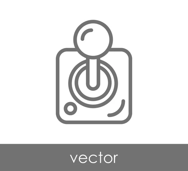 Joystick ícone web — Vetor de Stock