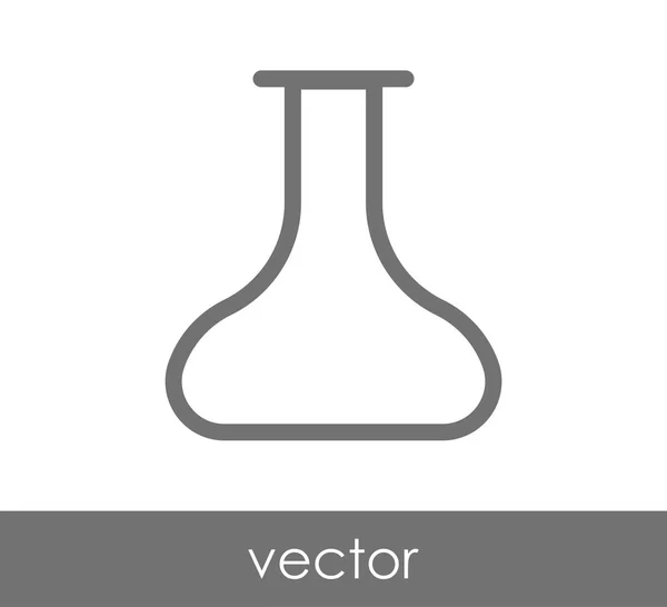 Frasco ícone plano — Vetor de Stock