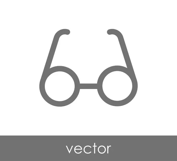 Плоская иконка очков — стоковый вектор