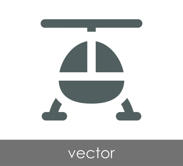 Helikopter pictogram illustratie — Stockvector