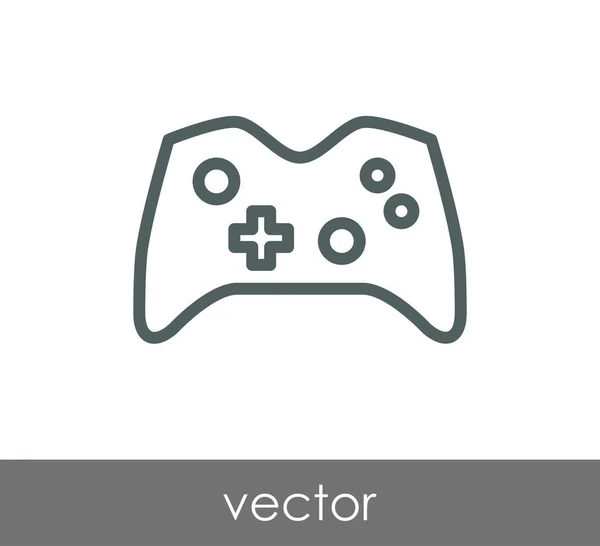 Icône web Joystick — Image vectorielle