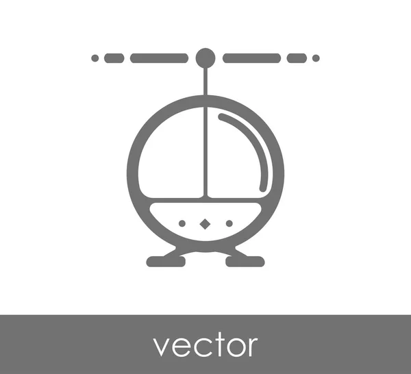 Ilustración del icono del helicóptero — Vector de stock