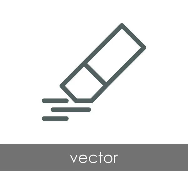 Eraser web icon — Stock Vector