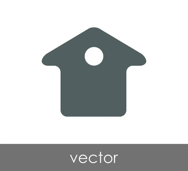 Huisbouw pictogram — Stockvector