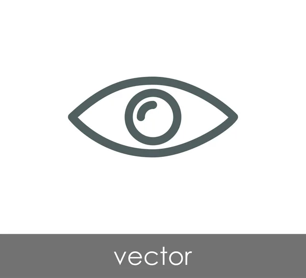 Icono del ojo humano — Vector de stock