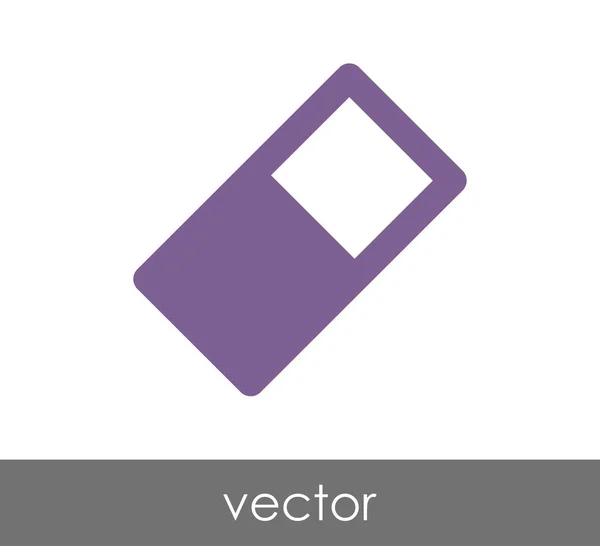 Eraser web icon — Stock Vector