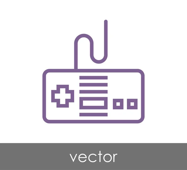 Joystick ícone web — Vetor de Stock