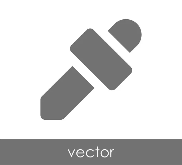 Cuentagotas icono web — Vector de stock