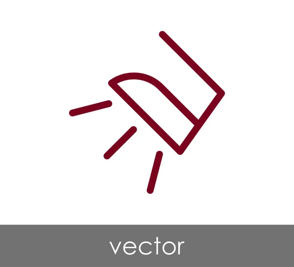 Železná ikona ilustrace — Stockový vektor