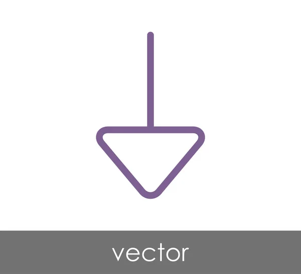 Descargar icono de flecha — Vector de stock