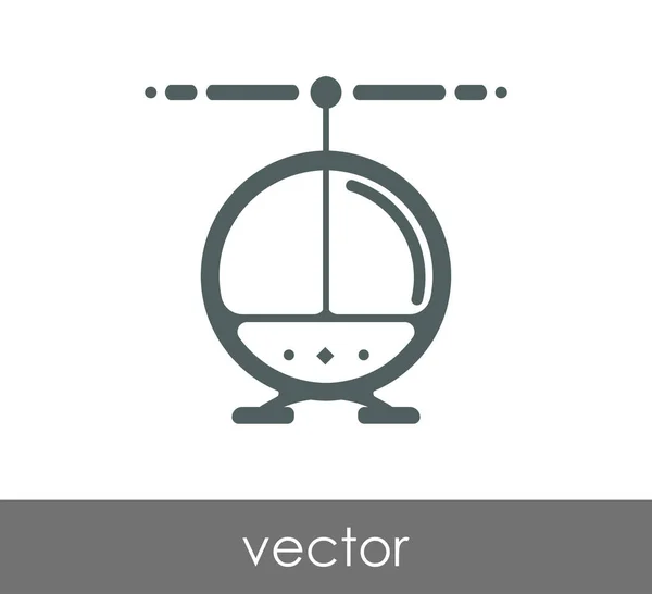 Ilustração do ícone do helicóptero — Vetor de Stock