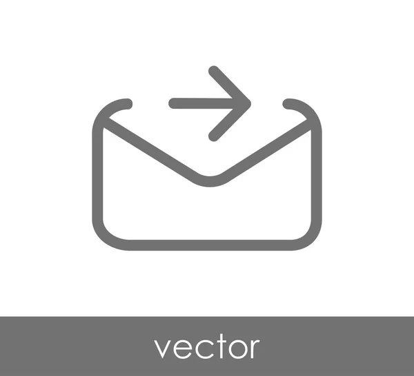 Envoyer une icône email — Image vectorielle