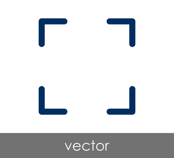 Ampliar icono de ventana de aplicación — Vector de stock