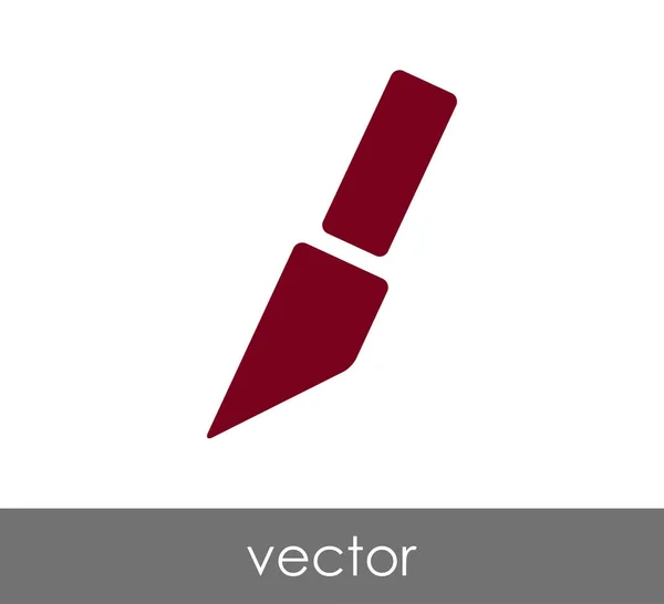 Design de ícone de faca — Vetor de Stock