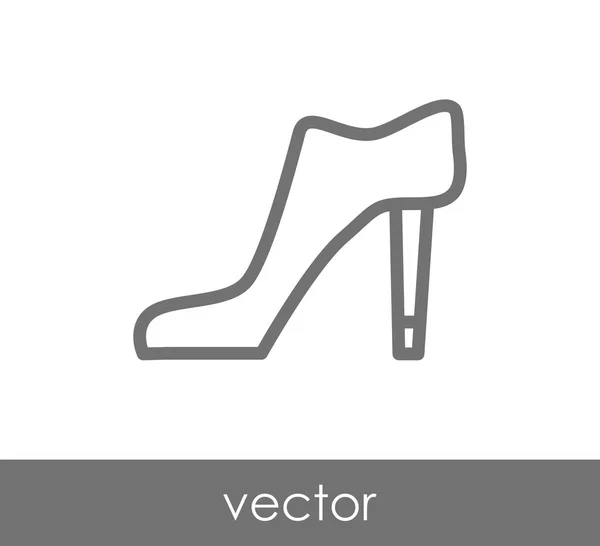 High heel shoe icon — Stock Vector