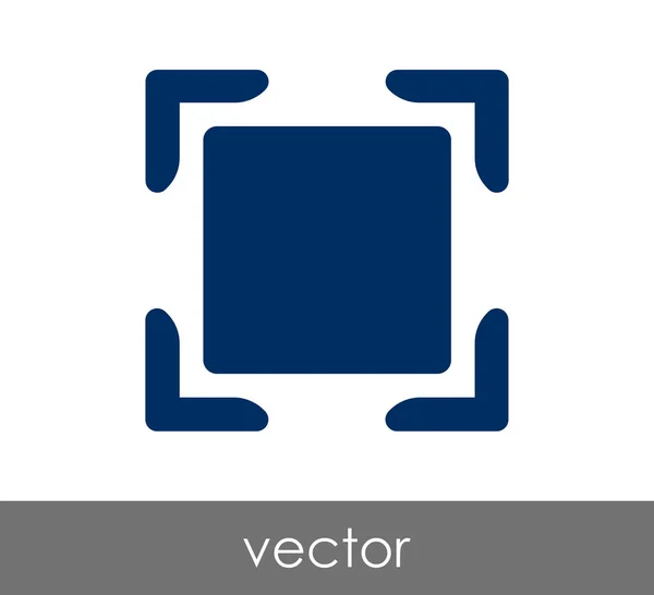 Icono de pantalla completa — Vector de stock