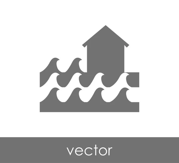 Icono del edificio de casa — Vector de stock