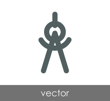 드로잉 나침반 아이콘 