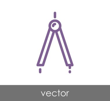 드로잉 나침반 아이콘 