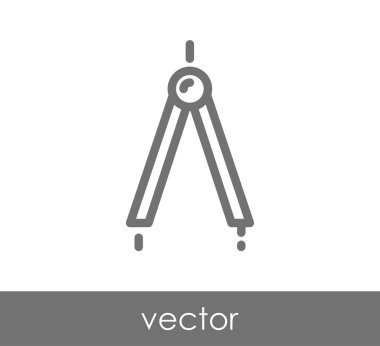 드로잉 나침반 아이콘 