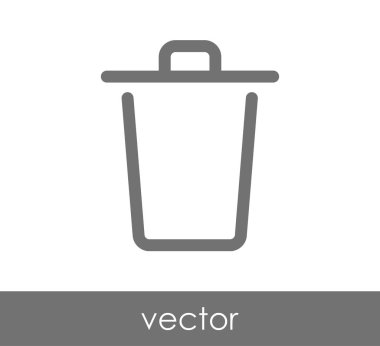 çöp kutusu simgesini