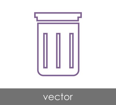 çöp kutusu simgesini