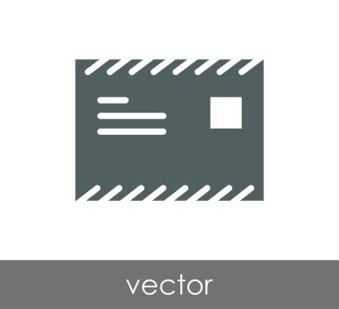 zarf simgesi illüstrasyon 