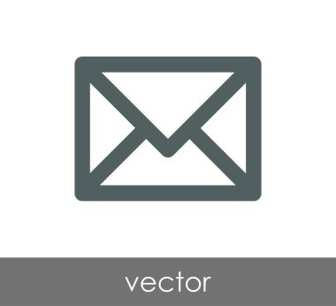 zarf simgesi illüstrasyon 