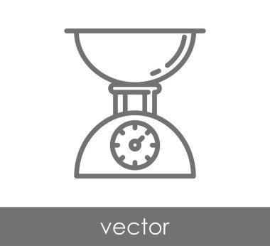 Gıda ölçek simgesi 