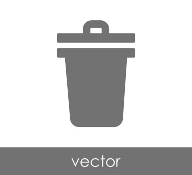 çöp kutusu simgesini