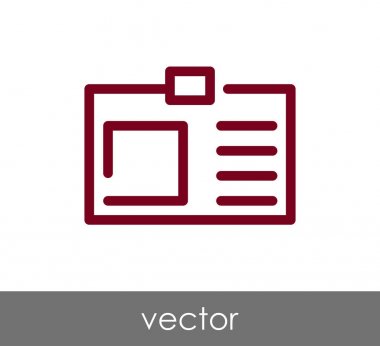 kimlik kartı simgesi