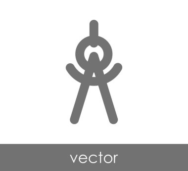 드로잉 나침반 아이콘 