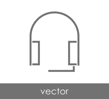 kulaklık basit simgesi