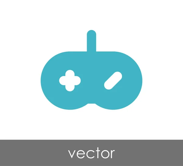 Joystick icono web — Vector de stock