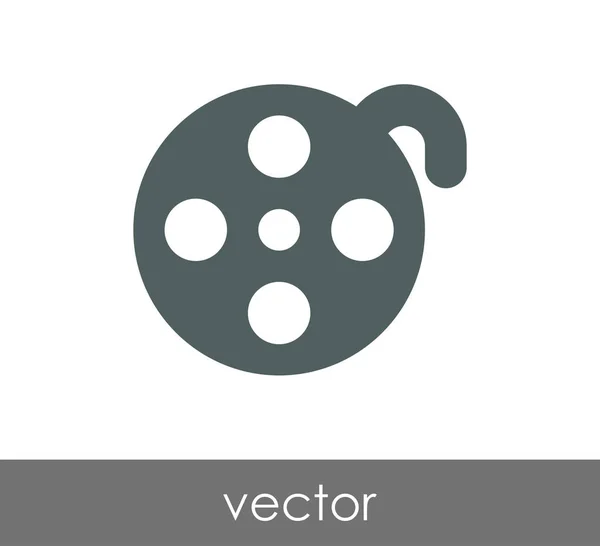 Diseño del icono de la película — Vector de stock