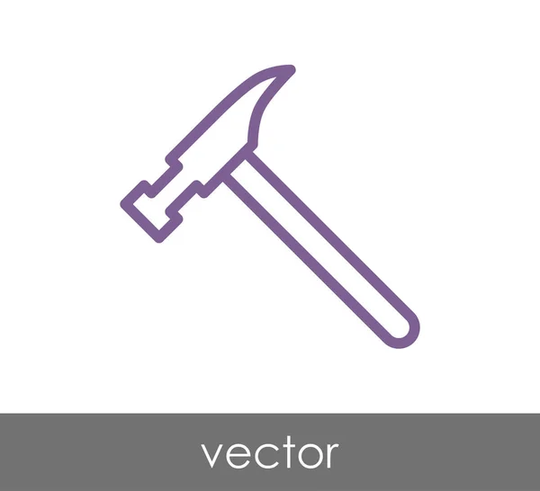 Icône du marteau aux enchères — Image vectorielle
