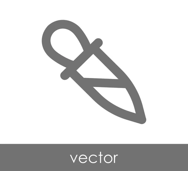 Contagocce icona web — Vettoriale Stock