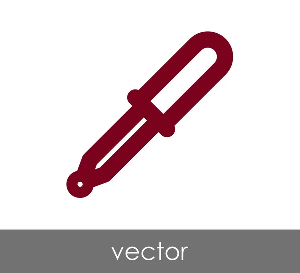 Druppelaar web pictogram — Stockvector