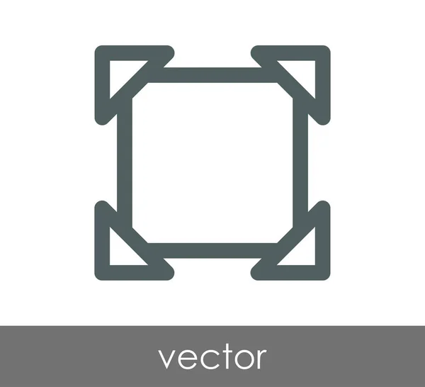 Icono de pantalla completa — Vector de stock